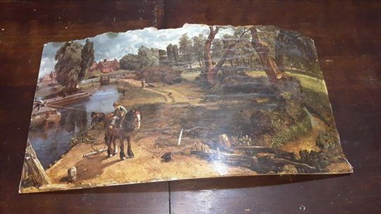 Reprodukcija slike Flatford Mill -Scena na plovnoj