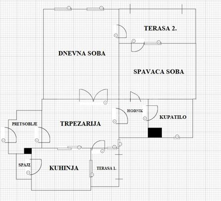 71m2 , Naselje Gaj, Uknjizen