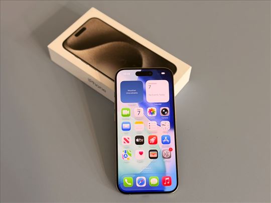 iPhone 15 Pro 128GB Natural Titanium - Kao nov - F