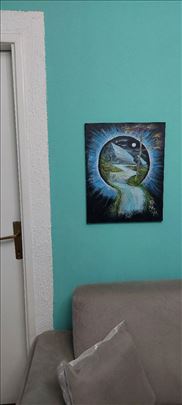 Između svetova Akril na platnu (40x50 cm)
