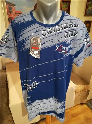 Kvalitetna muska pamucna majica Redway 5XL Plava