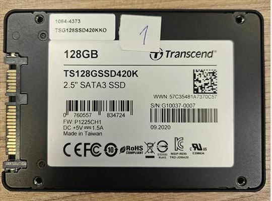 SSD 128GB Transcend SSD420 kao NOV