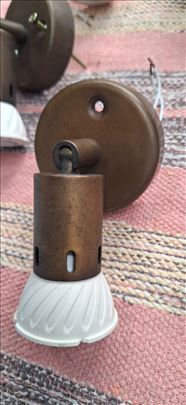 Vintage zidne lampe mesing