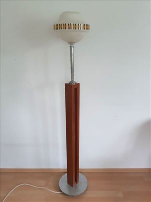Podna lampa drvo/metal/staklo