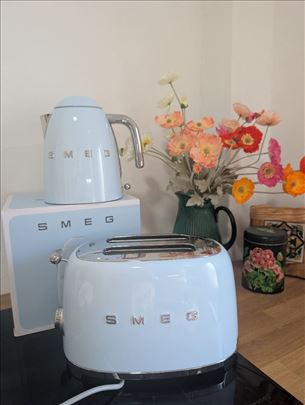Smeg kuvalo i toster, boja bebi plava