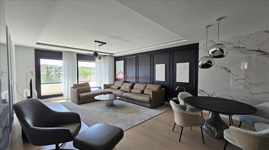 Nov.Ultra Lux. Namešten. Garaža. Trostran. Savršen