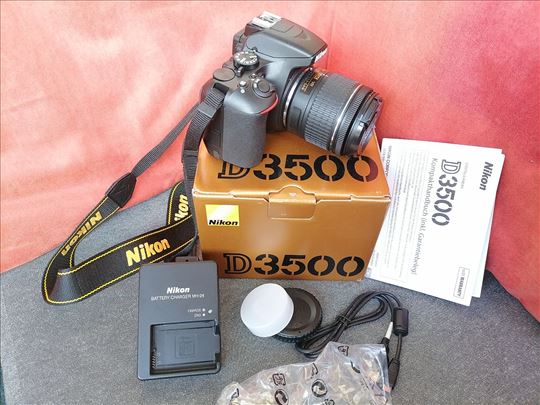 Nikon D3500 sa obj. 18-55 ili 18-140 6486 okidanja