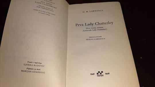 Prva Lady Chatterley-D. H. Lawrence