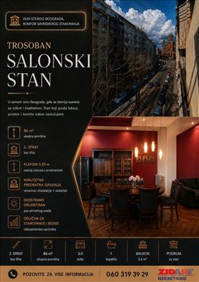 Salonac, Resavska, 86 m²