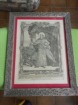 Serigrafija Zaharija Orfelina - Knez Lazar