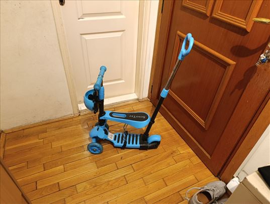 Trotinet za decu 5 u 1 Bubamara, plavi