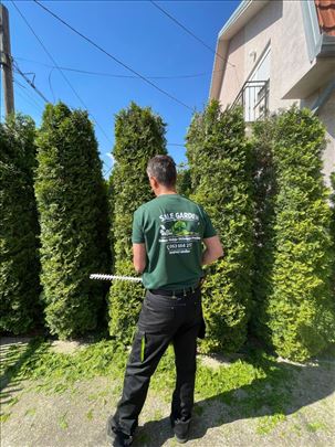 Košenje trave šišanje žive ograde vertikuliranje t