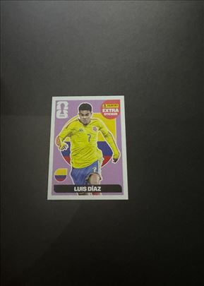 Luis Diaz extra sticker panini WC 2026