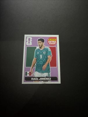 Raul jimenez ljubicasti extra sticker fifa WC 2026