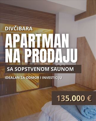 Apartman na prodaju na Divčibarama sa saunom