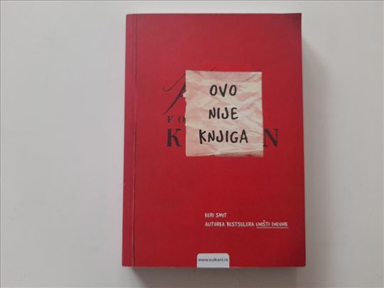 Ovo nije knjiga - Keri Smit