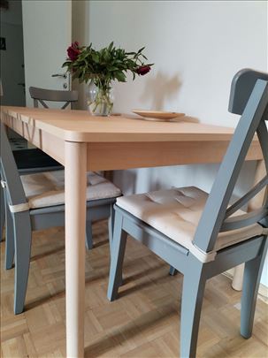 Prodajem 2 Ikea stolice puno drvo, odlično stanje