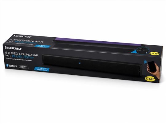 SilverCrest soundbar,Bluetooth,HDMI ARC,daljinski
