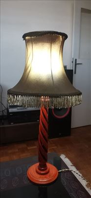 Stona lampa od drveta - Vintage 