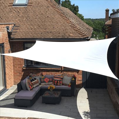 Tenda Ibiza za terase pravougaona svetla bež 2.5x3