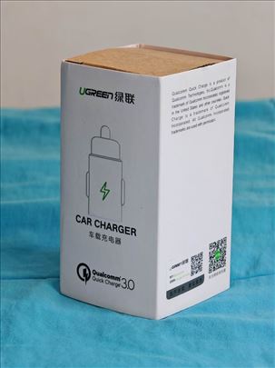 Ugreen 30W Dual USB Auto Punjač Quick Charge 3.0