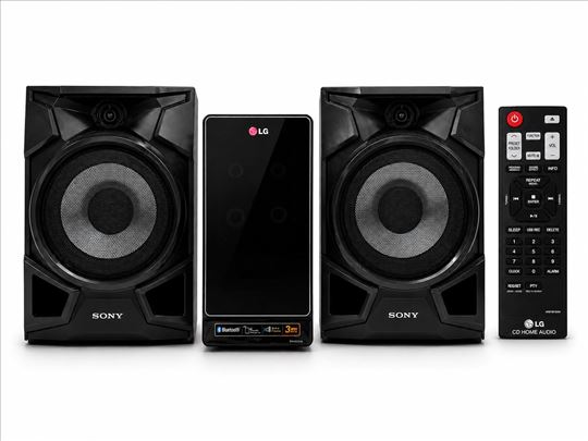 LG Bluetooth HiFi sistem Sony zvučnici daljinski 
