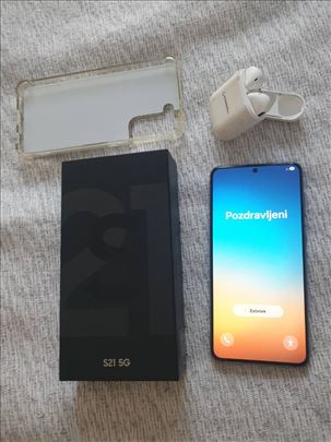 Samsung S21 5G duos 8/128 + bežične slušalice, top