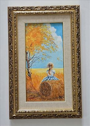 Ulje na platnu - Dolazak jeseni, prelepa slika!