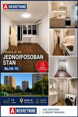 BLOK 70 Jednoiposoban lux