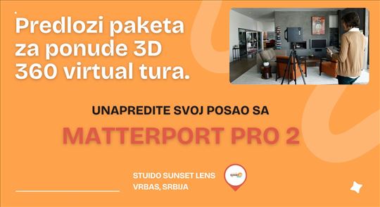 Nekretnine i virtuelne ture - Matterport kamera