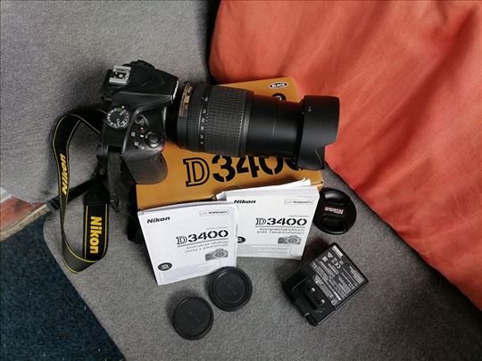 Nikon D3400 sa obj. 18-140 samo 5447 okidanja