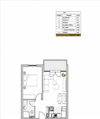 Prodaja, Sunnyville, Višnjička banja 46m²