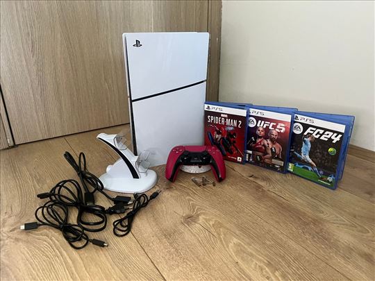 Prodajem Sony PlayStation 5 Slim Disc Edition, 1TB