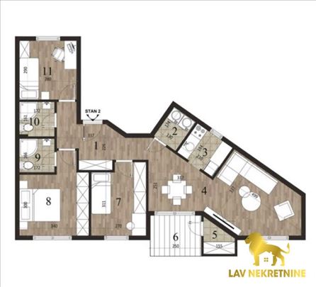 Novi Sad, Novo Naselje, Stan, 3.5, 77,00m2