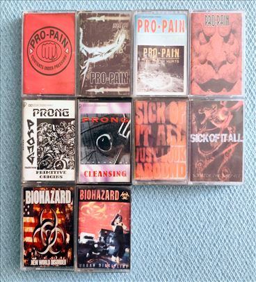 Pro Pain/Biohazard/Prong/Sick Of It All-kaseta