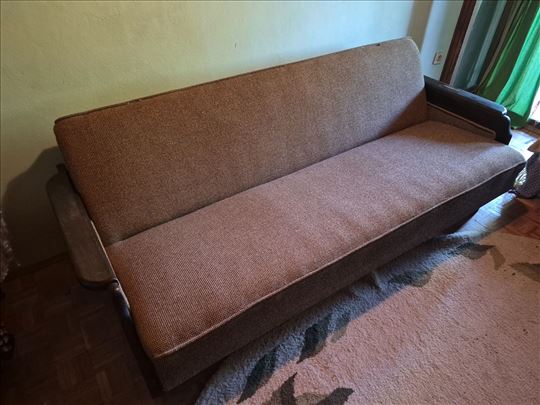 Kauč i fotelja/puno drvo