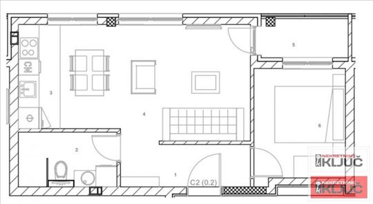 Telep, 40m2, Dvosoban sa pdv, Izgradnja