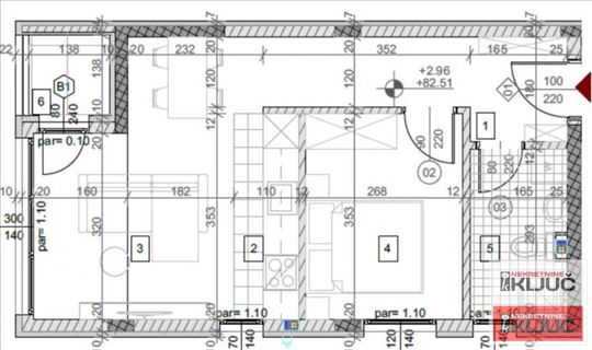 VeterniČka Rampa, 41m2, Dvosoban sa pdv