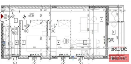 VeterniČka Rampa, 53m2, Dvoiposoban sa pdv, Kredit