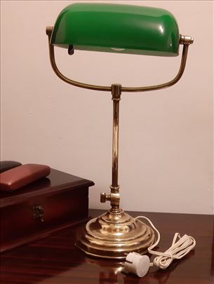 Bankarska vintage stona lampa
