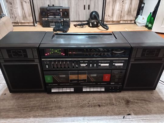 stylandia stereo radio kasetofon 4 band dupli dek