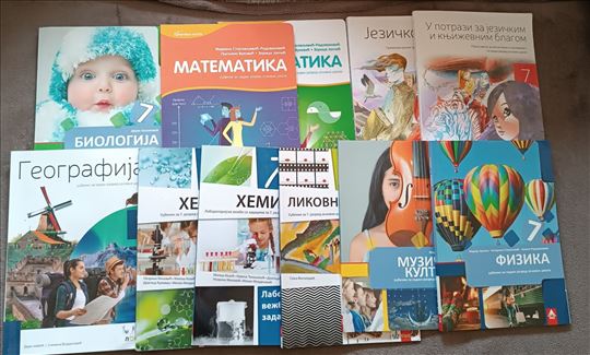 Udžbenici za sedmi razred osnovne škole