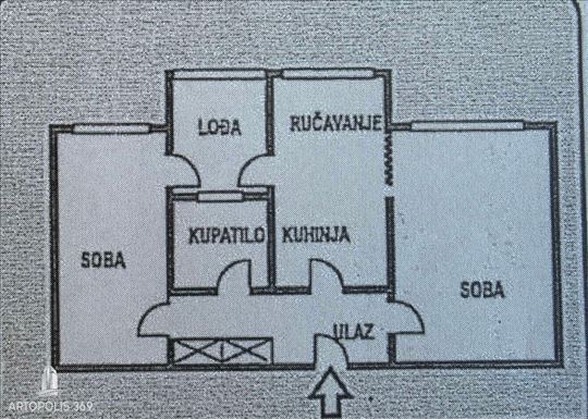 Uknjižen, odličan raspored, blizina Save