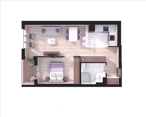 Vozdovac novogradnja, 2.0 56.5m2, 1/5, CG, parking