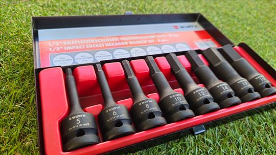 Wurth set imbus kovanih nasadnika 1/2