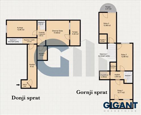 Gundulićev venac, 109m2, V, cg