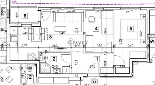 Novogradnja, Zemun Gornji grad, 49,32m2