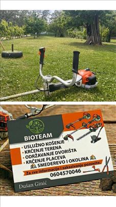Usluzno kosenje trave Smederevo i okolina