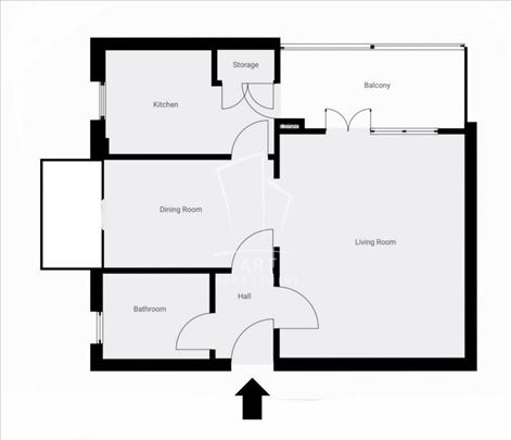 Vidikovac, adaptibilan stan, mereno 44m2 ID#15209