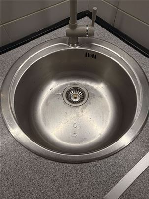Inox sudopera okrugla (bez slavine)